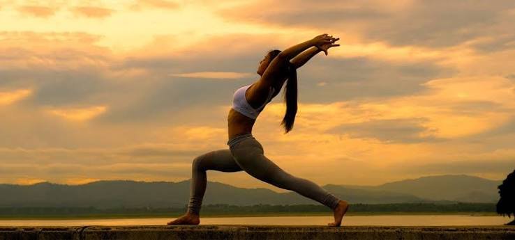 Power yoga session